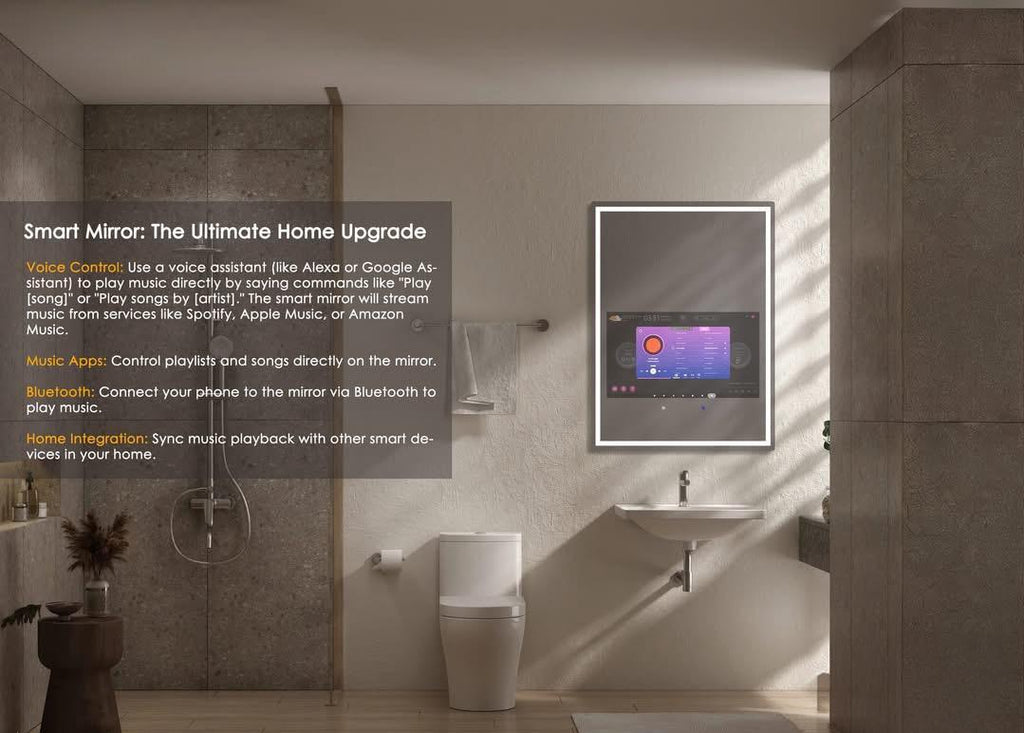 Smart Mirror Rectangle 600×800mm | Android 11 Touchscreen