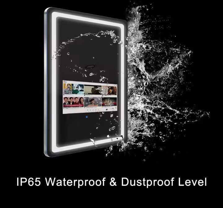 Smart Mirror 500×700mm | 3000K–6000K Adjustable | Android 11