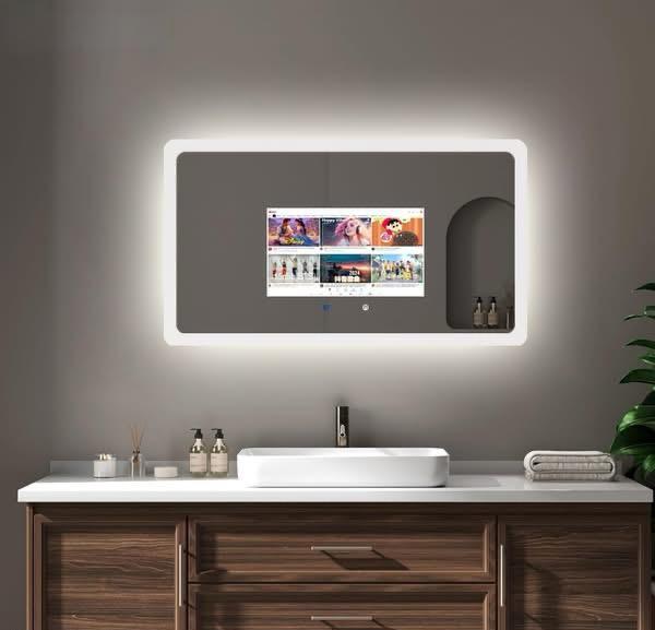 Smart Mirror Square 1000×600mm | Android 11 Touchscreen